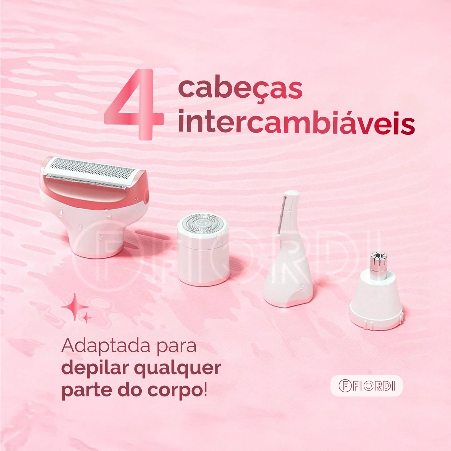 Depilador Elétrico 4 em 1 - DermaFlex®